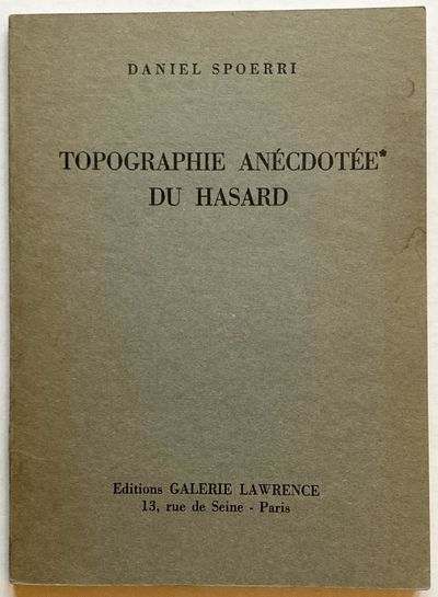 Topographie anécdotée* du hasard.