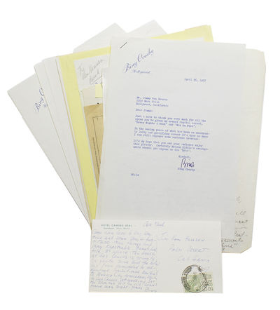 v.p., chiefly Hollywood and Palm Desert, California, 1969. Includes 3 page Autograph Manuscript of C...