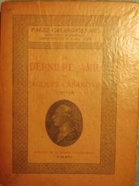 LA DERNIERE AMIE DE JACQUES CASANOVA: CECILE DE ROGGENDORFF