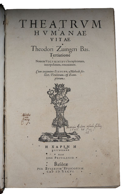 Theatrum humanae vitae. 29 parts (all). - [“PERHAPS THE MOST COMPREHENSIVE COLLECTION OF KNOWLEDGE TO BE COMPLIED BY A SINGLE INDIVIDUAL IN THE EARLY MODERN PERIOD”] (photo 2)
