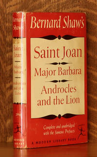 cover of SAINT JOAN, MAJOR BARBARA, ANDROCLES AND THE LION