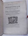 View Image 2 of 3 for Introductio ad Philosophiam Naturalem ... Editio prima italica pluribus adnotationibus emendata auct... Inventory #26149