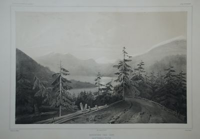 Randsfiord, près Gran route de Christiania à…