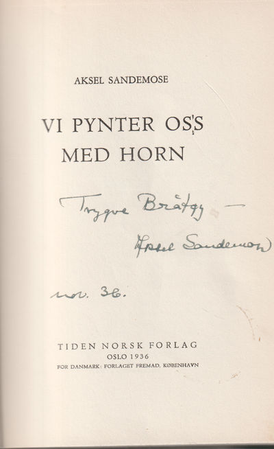 Vi pynter oss med horn.