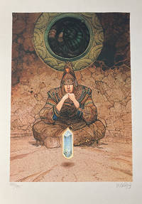 Starwatcher au Crystal - Limited Edition Print (Signed) by Moebius (Jean Giraud) - 1992