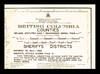 British Columbia : Counties, Sheriffs Districts (Showing Their Territorial Jurisdictions w. Index of Post Offices)