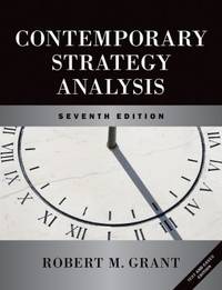 cover of Contemporary Strategy Analysis and Cases