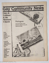 GCN: Gay Community News; the weekly for lesbians and gay males; vol. 8, #23, December 27, 1980; Gays & Lesbians & the Mormon Church