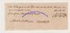 Note Signed By Famous British-American Arist, Benjamin West