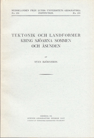 Tektonik och landformer kring sjöarna Sommen och…