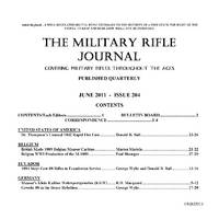 Browse recent arrivals in Military Rifle Journal from Sagebrush Valley ...