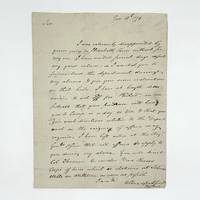 [Autograph letter, signed, from the Deputy Muster Master General to New Jersey militia officer Joseph Clark, written from Valley Forge in the winter of 1777-78, leaving Clark in charge in Bradford's absence]