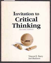 image of Invitation to Critical Thinking
