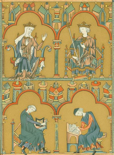 La Bible Moralisée Illustrée, Conservée à Oxford, Paris et Londres. Reproduction Intégrale du Manuscrit du XIIIe Siècle, Accompagnée de Planches Tirées de Bibles Similaires et d'une Notice. And: Etude sur la Bible Moralisée Illustrée