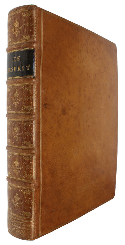 De l'Esprit. - [PRESENTATION-COPY OF THE…