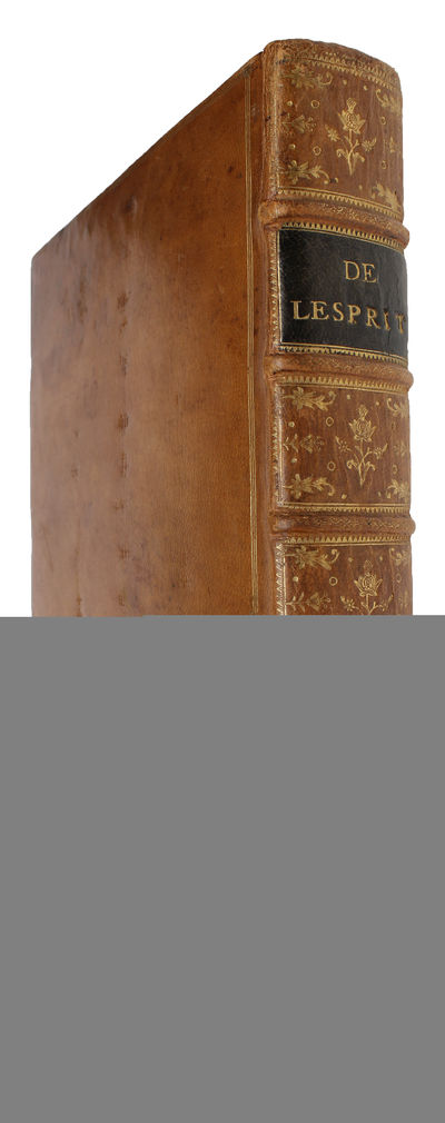 De l'Esprit. - [PRESENTATION-COPY OF THE EXCEEDINGLY RARE FIRST ISSUE] (photo 4)