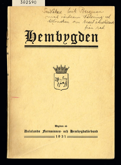 Olof Sager-Nelson i hans brev till hemmet.