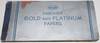 View Image 1 of 25 for  Ware Embossed Gold and Platinum Papers Inventory #19934
