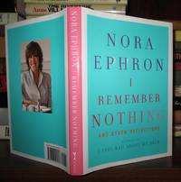 cover of I REMEMBER NOTHING And Other Reflections