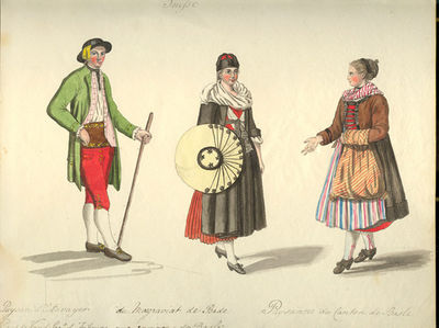 Paysan d'Estavayer Pays de Vand Cant. de Fribourg…