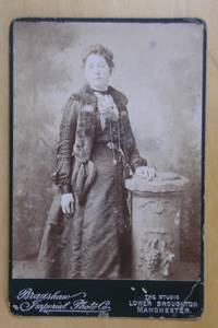 Cabinet Photograph: Portrait of a Finely Dressed Lady.