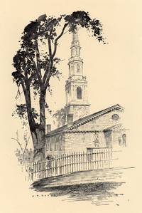 First Baptist Meeting House in Providence  Rhode Island by O. R. Eggers Original 1922 Print