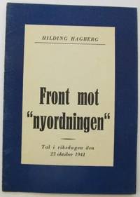 Front mot nyordningen. Tal i tiksdagen den 23…