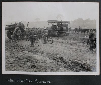 [Photo Album of Exceptional Images of World War I Featuring the First Use of Tanks in Warfare]
