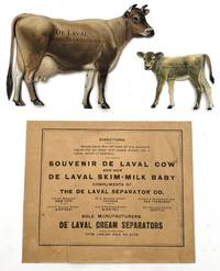 Die-cut Standup Souvenir De Laval Cow and Her Skim-Milk Baby with Original Envelope