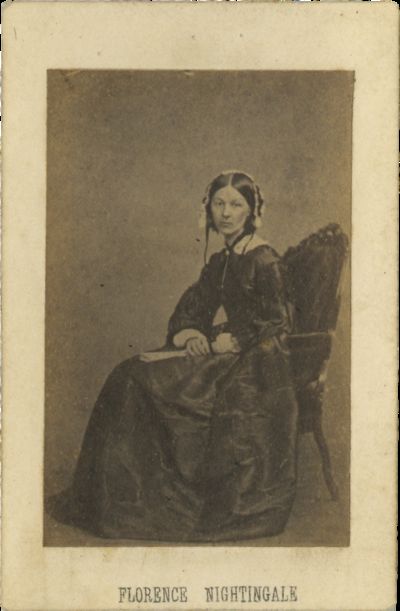 Carte-de-Visite Portrait of Florence Nightingale