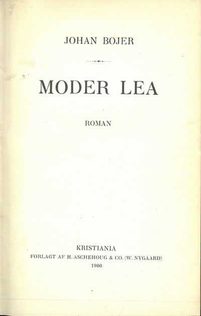 Moder Lea. Roman.