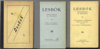 Lesbók. Handa böenum og unglingum. (...) gáfu út…
