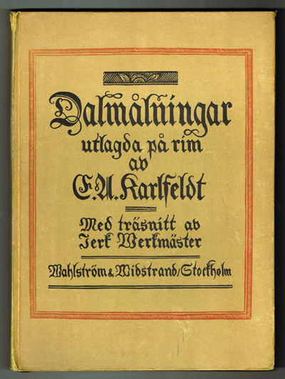 Dalmålningar utlagda på rim. [...] Med träsnitt…