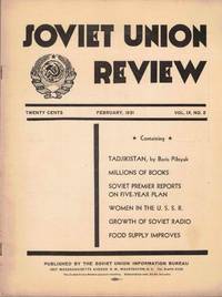 Soviet Union Review, Vol. IX No. 2, February 1931