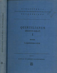 M. Fabi Quintiliani, Institutionis Oratoria, Libri XII (Academia Scientarum Germanica...