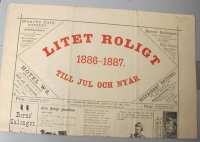 Litet roligt till jul och nyår 1886-1887.