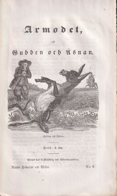 Armodet och Gubben och Åsnan. Säljes hos G.…