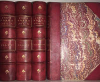 image of THE COMPLETE WORKS OF EDGAR ALLAN POE. Complete in 4 volumes. Bound in the original fine leather bindings.
