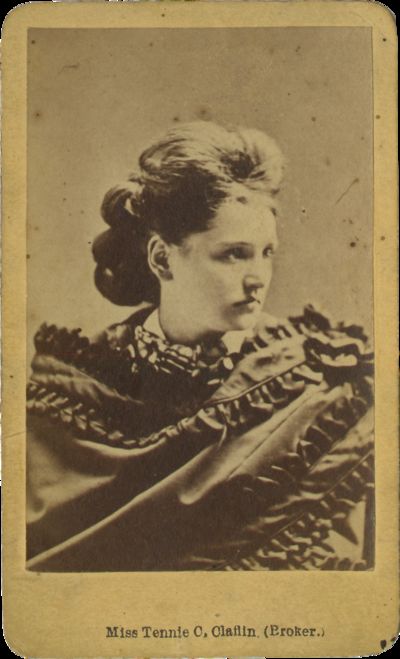 Carte-de-Visite Portrait of Tennessee “Tennie” Claflin