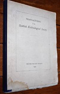 image of Transactions Of The Scottish Ecclesiological Society Vol X Part II 1931-1932