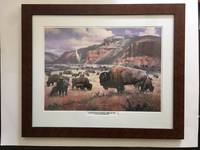 cover of CHARLES GOODNIGHT LEGACY BISON HERD CAPROCK TEXAS LIMITED EDITION PRINT SIGNED