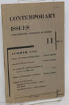 Contemporary Issues: vol. 3 no. 11, Summer 1952