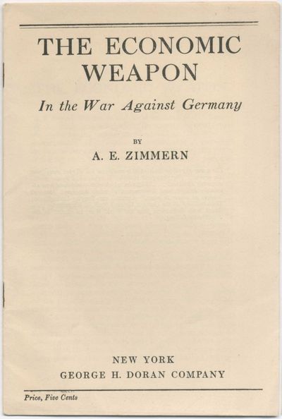 The Economic Weapon In The War Against Germany