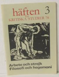 Häften för kritiska studier 3 1978.