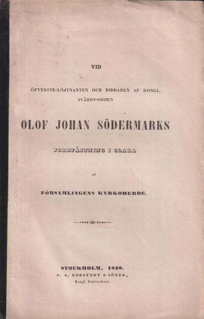 Vid öfverste-löjtnanten och riddaren af Kongl.…