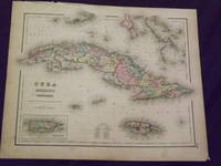Colton's Map of Cuba, Jamaica and Puerto Rico