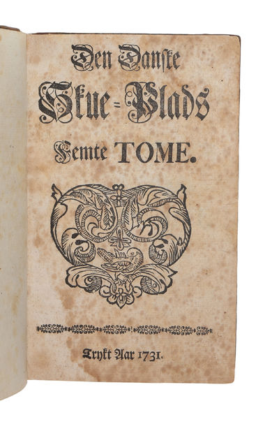 Den Danske Skue-Plads Deelt Udi 5. Tomer, Første [- 5. Tome]. (photo 3)