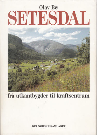 Setesdal - frå utkantbygder til kraftsentrum.