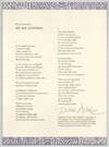 We are Listening (Signed Broadside)
