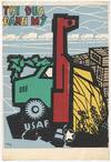 [North Vietnamese Propaganda Poster] “Thi ?ua ?ánh M? – USAF” [Compete to fight the Americans!]